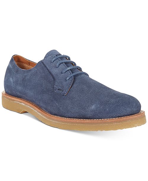 BOSS Men's Cuba Suede Lace-Up Derbys