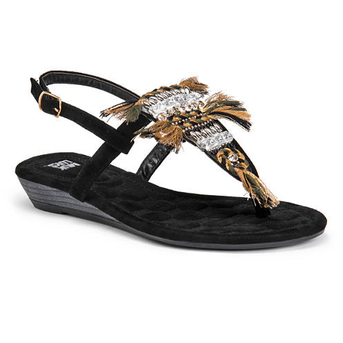 Muk Luks Lucille Womens Flat Sandals