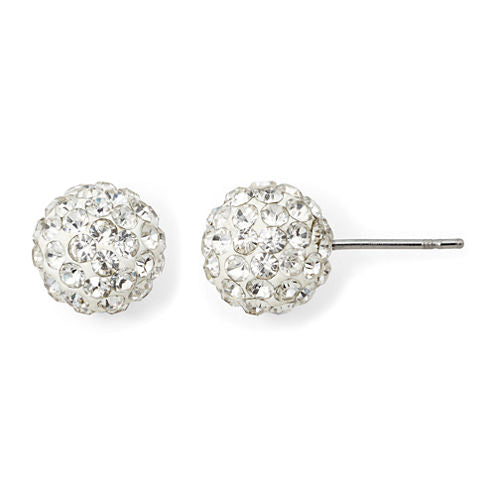 Monet® Pavé Crystal Stud Earrings