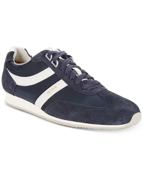 HUGO Men's Orlando Low-Profile Nylon Mix Sneakers