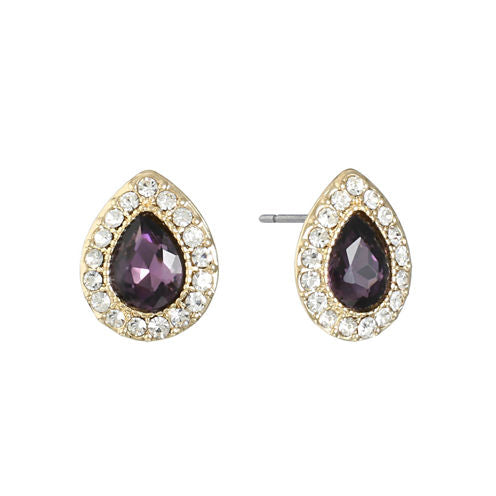 Monet Jewelry Purple Stud Earrings