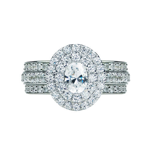 Modern Bride® Signature 2 Ct. T.W. Diamond 14K White Gold Engagement Ring