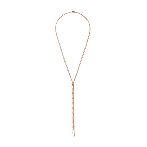 Mixit™ Rose-Tone Slub Knot Strand Necklace