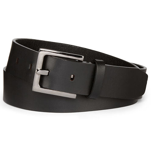 Mixit™ Hematite Buckle Leather Belt