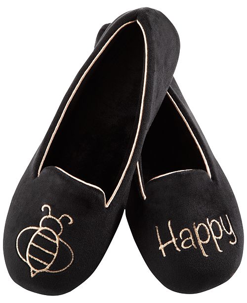 Women's Velour Conversational Slippers