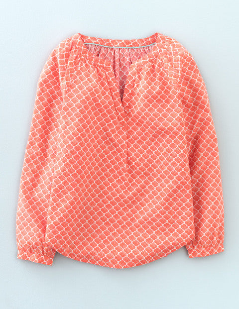 Printed Cotton Popover