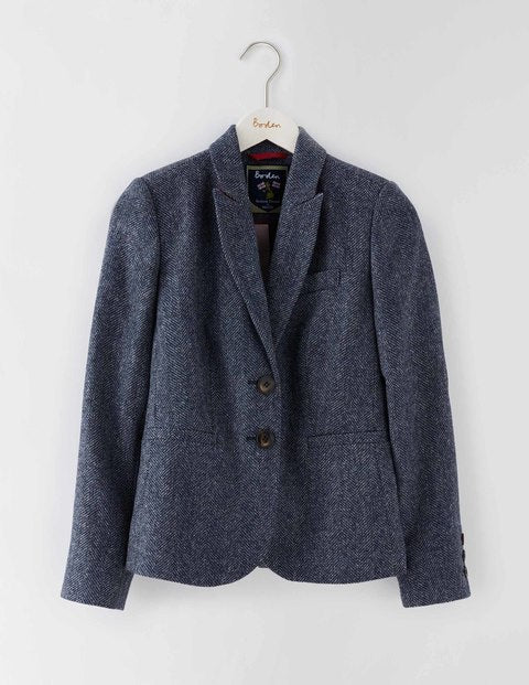 Elizabeth British Tweed Blazer