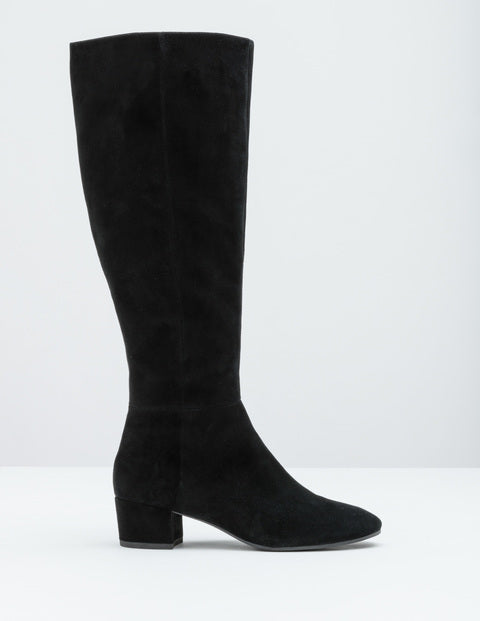 Suede Knee High Boot