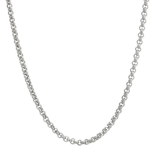 Mens Stainless Steel 18" 2mm Rolo Chain