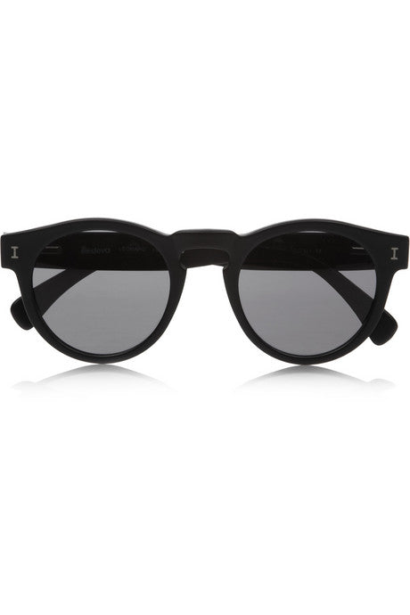 Leonard round-frame acetate sunglasses