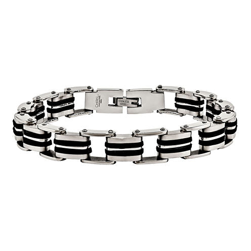 Mens 8.5 Inch Stainless Steel Chain Bracelet