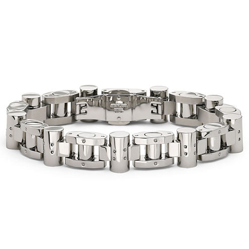 Men's Stainless Steel Heavy Link Bracelet