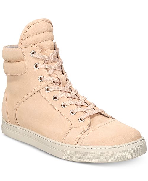 Men's Double Header Suede High-Top Sneakers