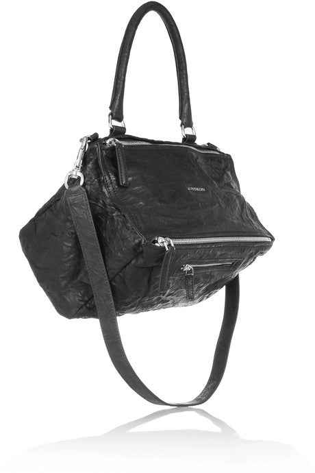 Medium Pandora washed-leather shoulder bag