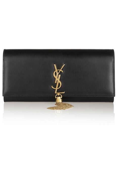 Monogramme leather clutch