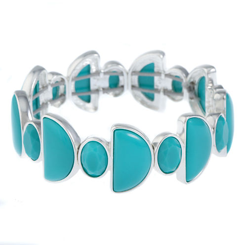 Liz Claiborne Womens Blue Stretch Bracelet