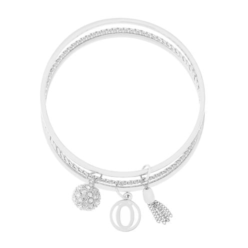 Liz Claiborne White Charm Bracelet