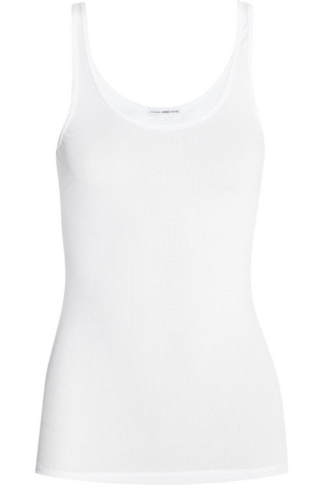 The Daily ribbed stretch-cotton tank