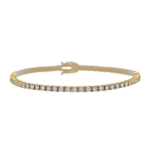 LIMITED QUANTITIES 3 CT. T.W. Diamond 14K Yellow Gold Bracelet