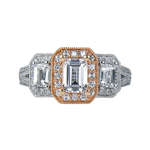 LIMITED QUANTITIES 1¼ CT. T.W. Diamond 3-Stone Two-Tone Ring