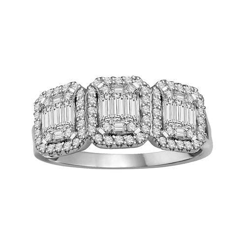 LIMITED QUANTITIES  3/4 CT.T.W. Diamond 14K White Gold Ring