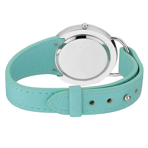 Laura Ashley Womens Blue Strap Watch-La31030bl