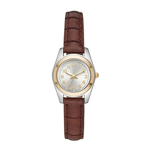 Womens Brown Strap Watch-Fmdjo138