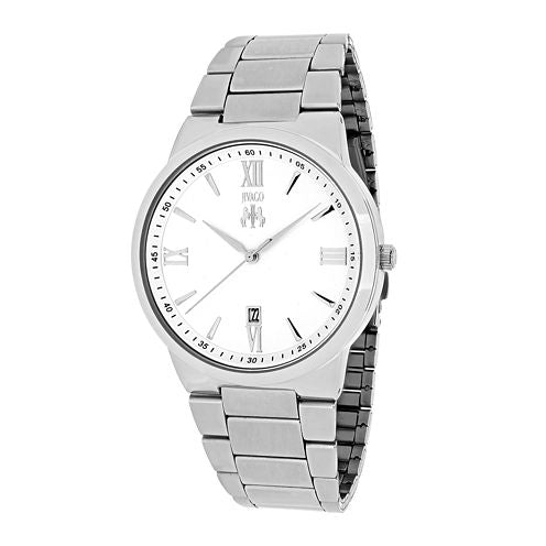 Jivago Clarity Mens Silver-Tone Stainless Steel Watch