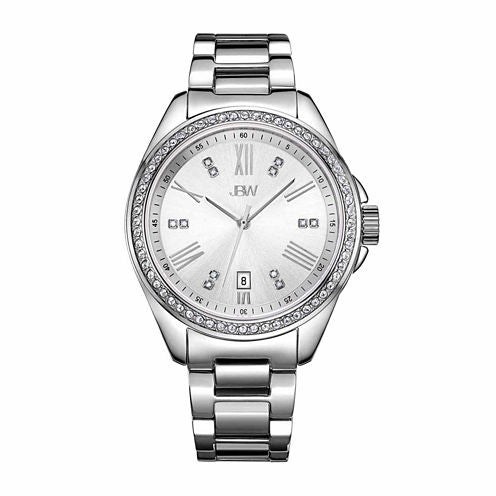 JBW Women's Capri 0.12 ctw Diamond Stainless Steel Watch J6340D