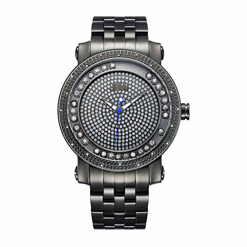 JBW Men's Hendrix 0.20 ctw Diamond Black Ion-Plated Stainless Steel Watch J6338C