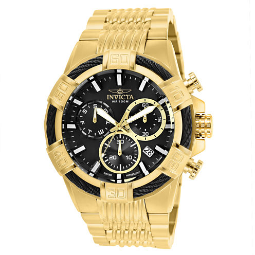 Invicta Bolt Unisex Gold Tone Strap Watch-25867