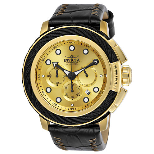 Invicta Bolt Mens Black Strap Watch-24442