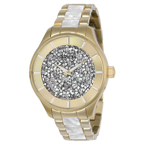 Invicta Angel Womens Gold Tone Bracelet Watch-24666