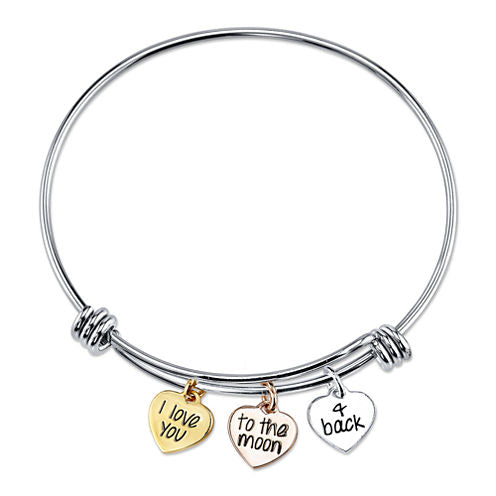 Inspired Moments™ Sterling Silver Expandable Bangle