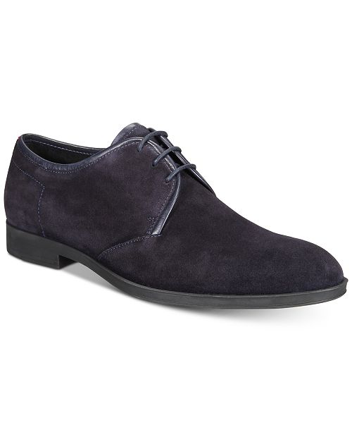 HUGO Men's Boheme Suede Lace-Up Derby Shoes