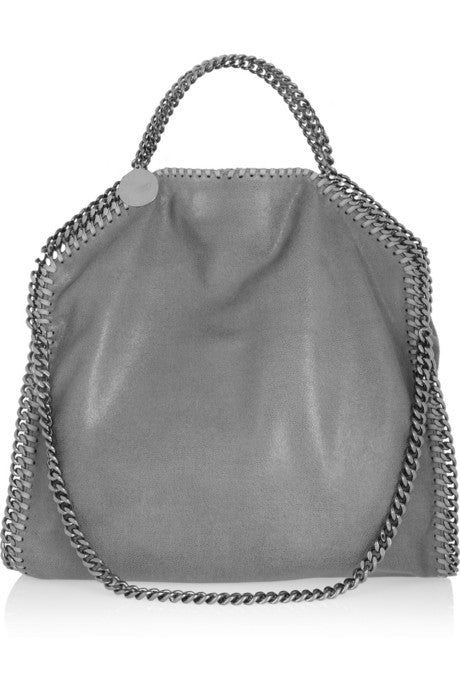 The Falabella medium faux brushed-leather shoulder bag