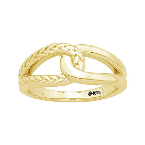 IN Love 14K Yellow Gold Infinity Ring