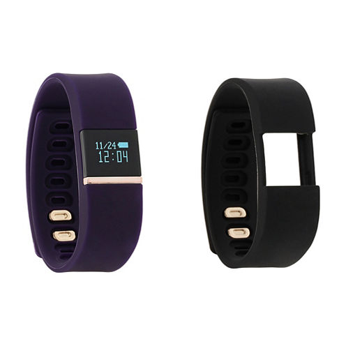 Ifitness Unisex Purple Smart Watch-Ift2844bk668-Blp