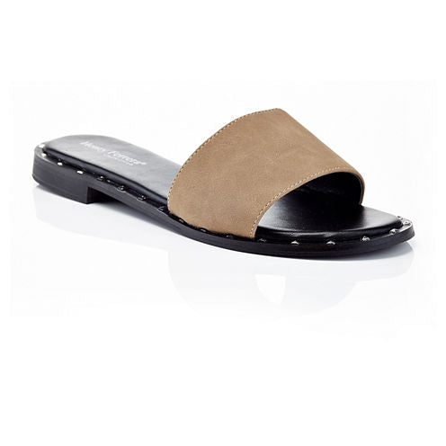 Henry Ferrera Motive-200/Black Womens Flat Sandals