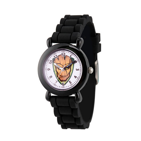 Guardian Of The Galaxy Marvel Boys Black Strap Watch-Wma000148