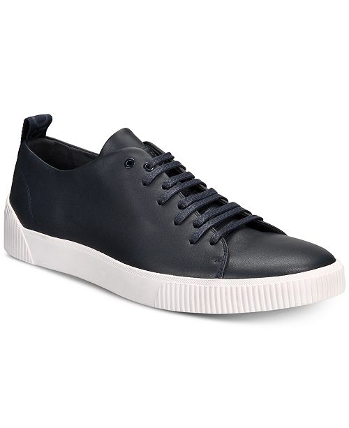 HUGO Men's Zero Leather Tennis Sneakers