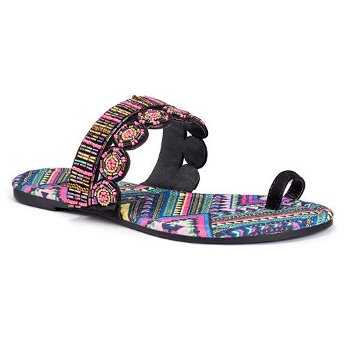 Muk Luks Farrah Womens Flat Sandals