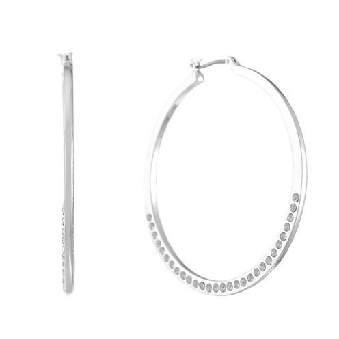 Gloria Vanderbilt Brass 50mm Hoop Earrings