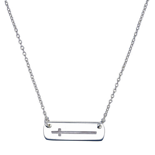 Footnotes Footnotes Womens Sterling Silver Cross Pendant Necklace