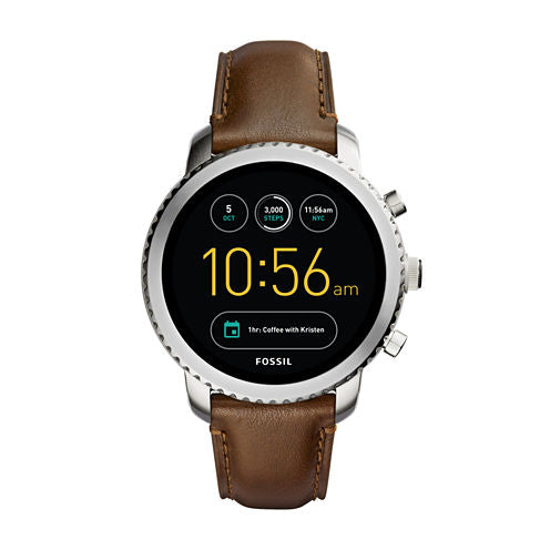 Fossil Q - Gen 3 Explorist Brown Smart Watch-Ftw4003