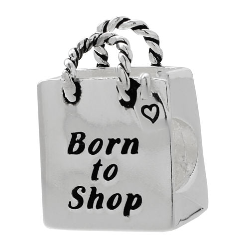 Forever Moments™ Shopping Bag Charm Bracelet Bead