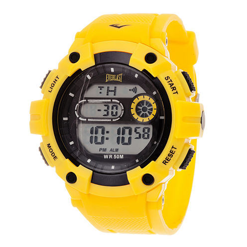 Everlast Unisex Yellow Strap Watch-Evwf016ye