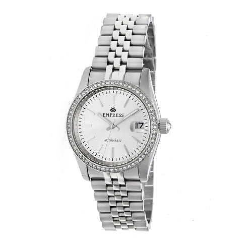 Empress Unisex Silver Tone Bracelet Watch-Empem1501