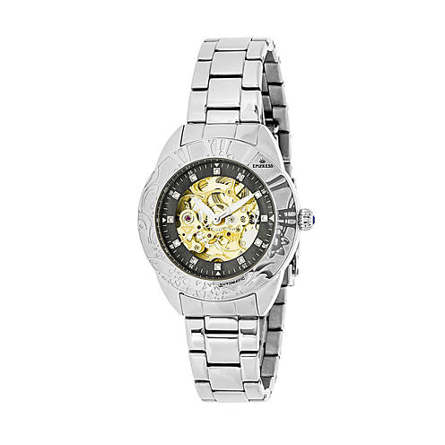 Empress Unisex Silver Tone Bracelet Watch-Empem1102