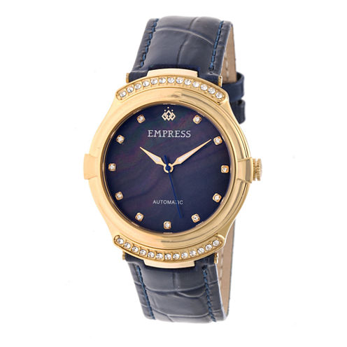 Empress Unisex Blue Strap Watch-Empem2204